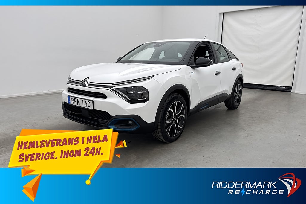 Citroën e-C4 Feel CarPlay Rattvärme Farthållare Sensorer