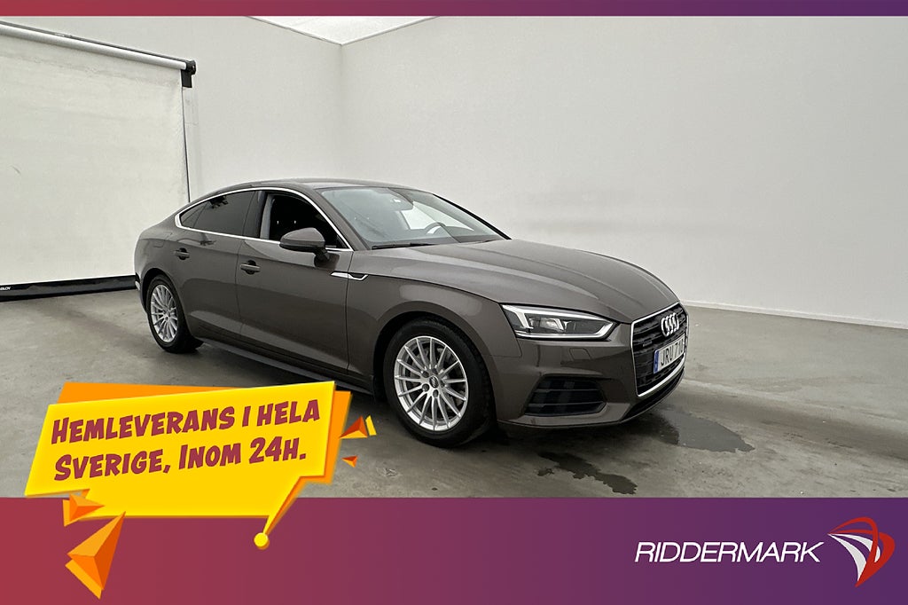 Audi A5 Sportback 2.0 TDI Quattro 190hk Proline Sensorer