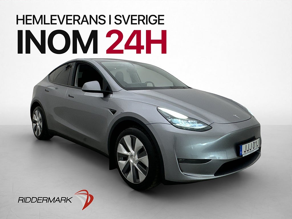 Tesla Model Y Long Range AWD MOMS Drag Värmepump Svensksåld