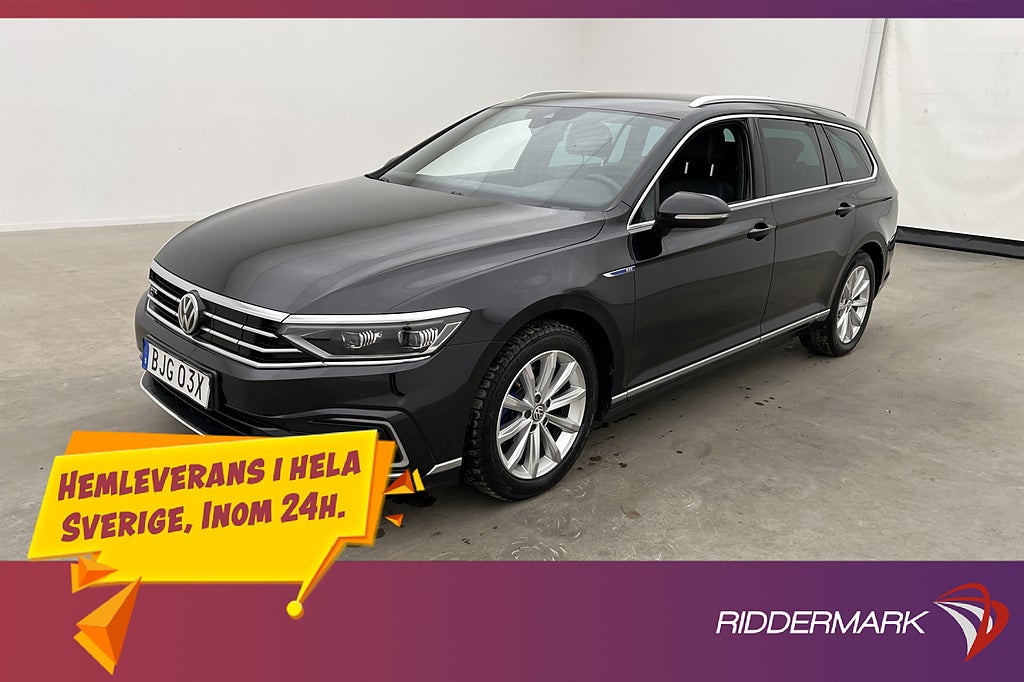 Volkswagen Passat GTE 218hk Cockpit Värmare Kamera Dragkrok