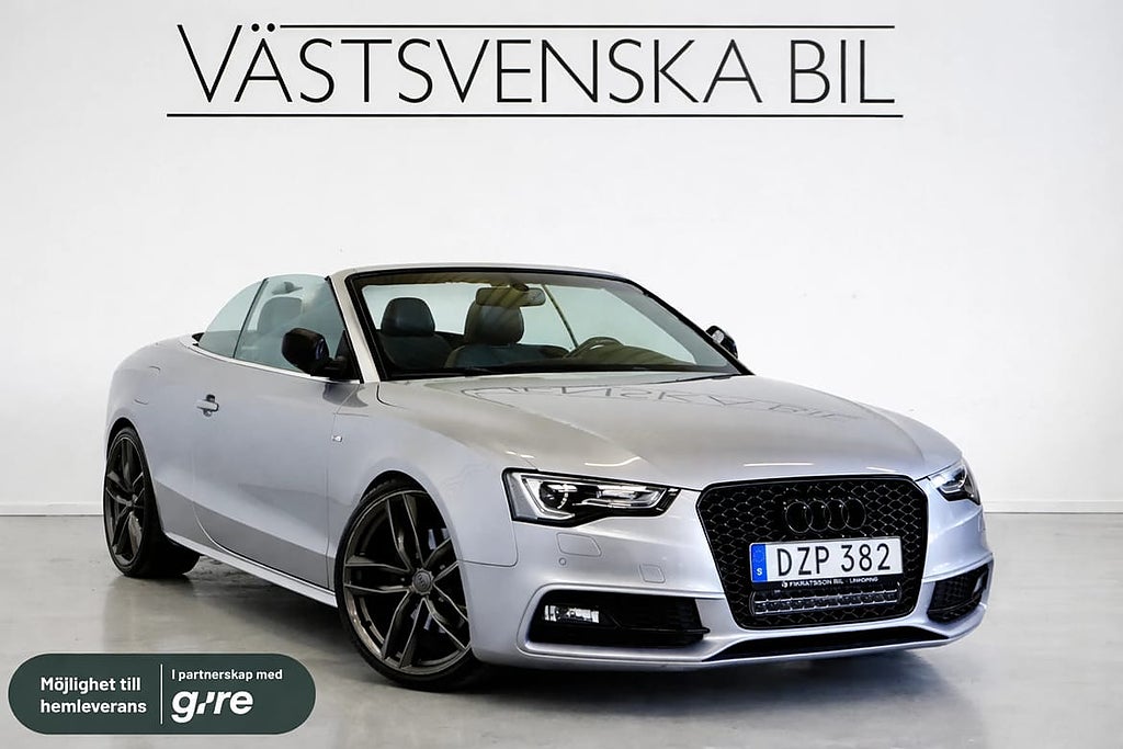 Audi A5 Cabriolet 2.0 TFSI quattro 225hk S-line/3,45% Ränta