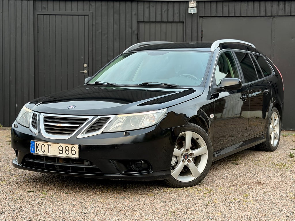 Saab 9-3 SportCombi 1.8t BioPower, Besiktigad, halvskinn mm 