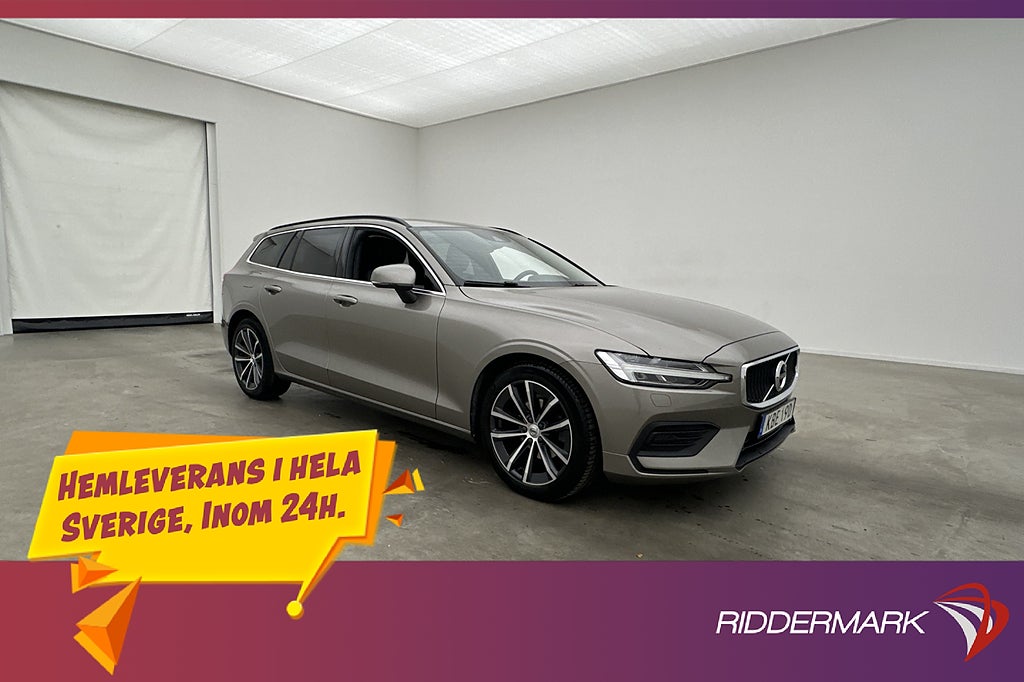 Volvo V60 B4 197hk Advanced VOC Kamera Navi Skinn CarPlay