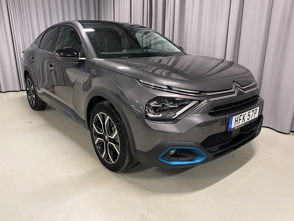 Citroën e-C4 X Shine Exclusive Electric. Panorama, Skinn. GPS
