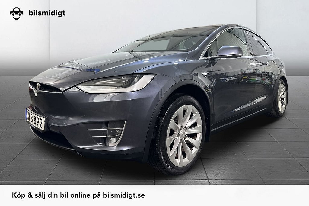 Tesla Model X 90D Drag MCU2 Full Självkörning SE UTRUSTNING