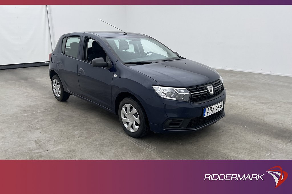 Dacia Sandero 0,9 TCe 90hk En-Brukare Låg.skatt 0.43l/mil