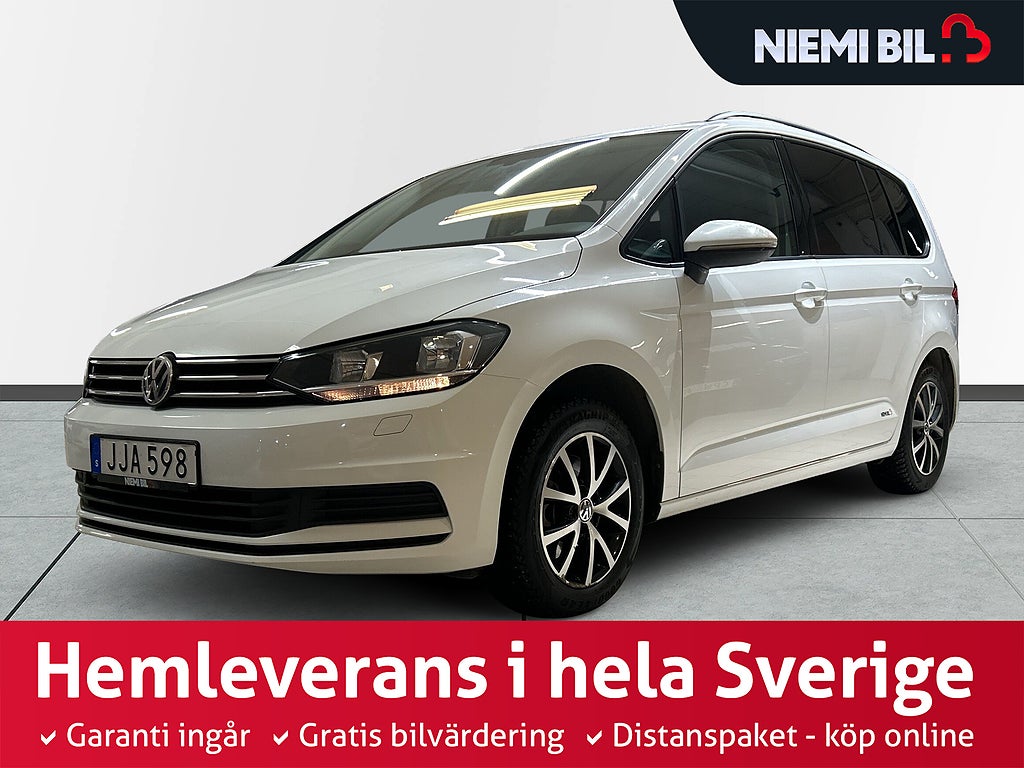 Volkswagen Touran 7-sits 1.6 TDI Drag Mvärm Kamera Rattvärm 