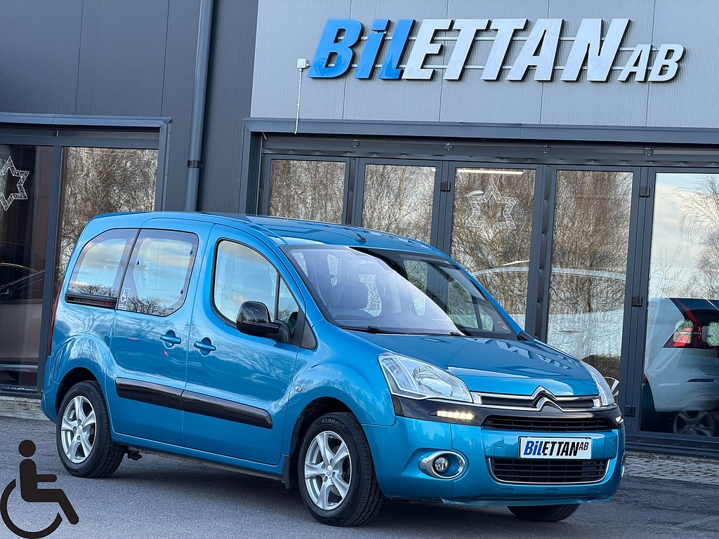 Citroën Berlingo Multispace 1.6 HDiF|Handikappanpassad|Golvsänkt|Ramp