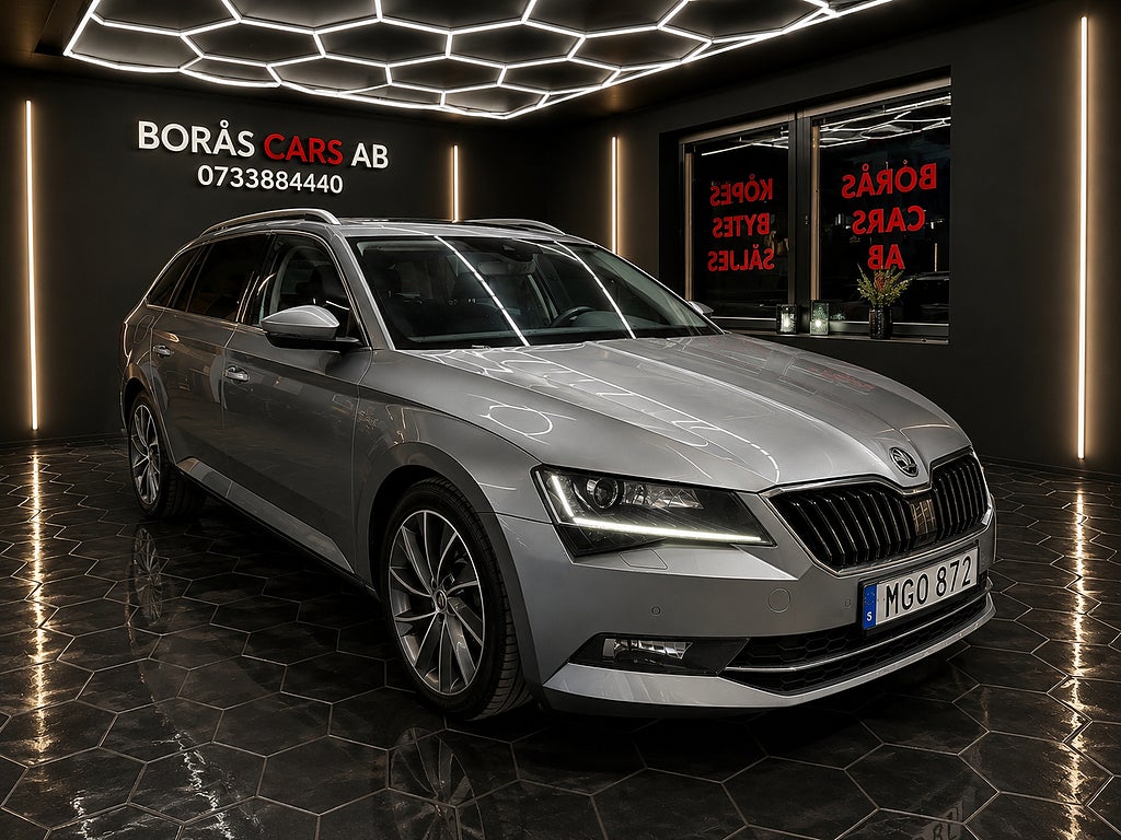 Skoda Superb Kombi 2.0 (190hk) TDI 4x4*Edition, L&K*1100kr/mån*