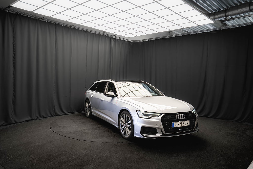 Audi A6 55 TFSI e Q S-Line B&O DRAG HUD ELSTOL KAMERA 97.4%SoH