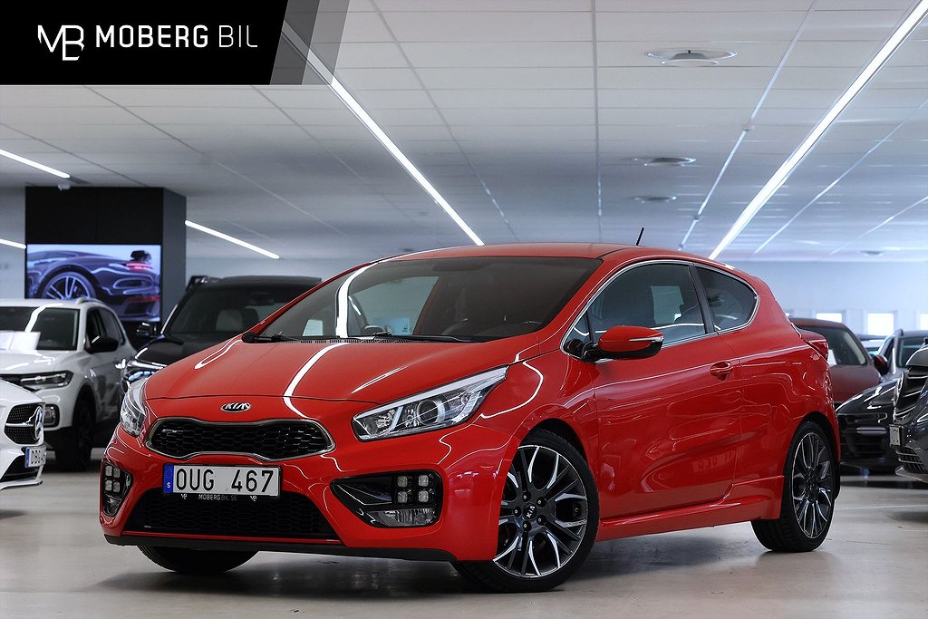 Kia Cee´d Pro GT 1.6 GDI 204hk PDC Alcantara Årskatt 1680:-