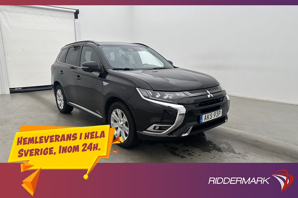 Mitsubishi Outlander PHEV 4WD Business X 360 Drag Skinn MOMS