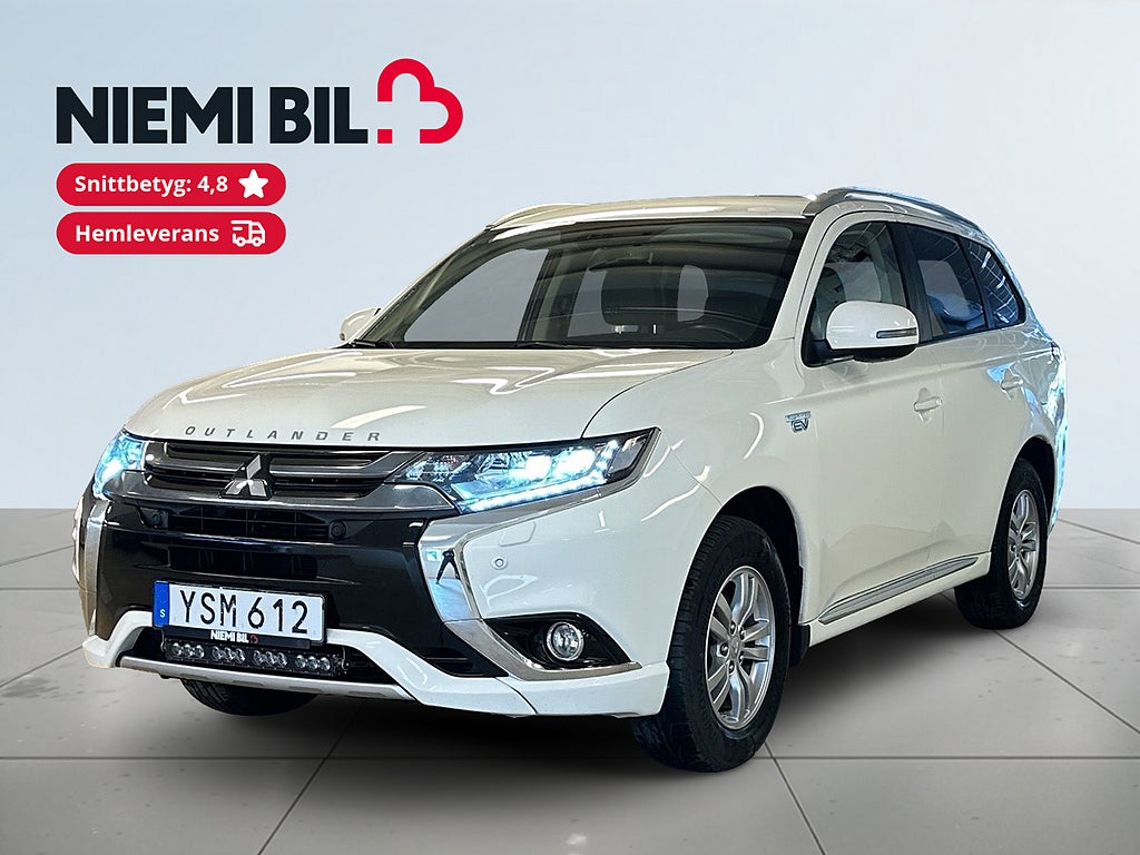 Mitsubishi Outlander PHEV CVT Fleet Edition Drag Led-Ramp Pvärm Psens SoV