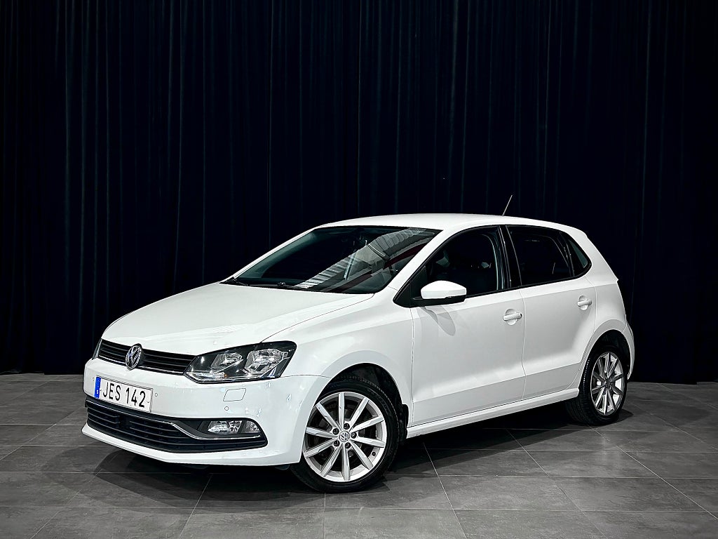 Volkswagen Polo 5-dörrar 1.2 TSI 90hk Automat Sensorer fram & bak 