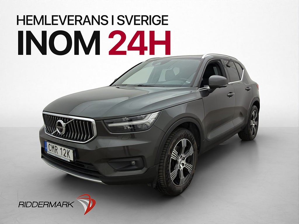 Volvo XC40 T4 AWD 190hk Inscription Pano 360° Värm Drag BLIS