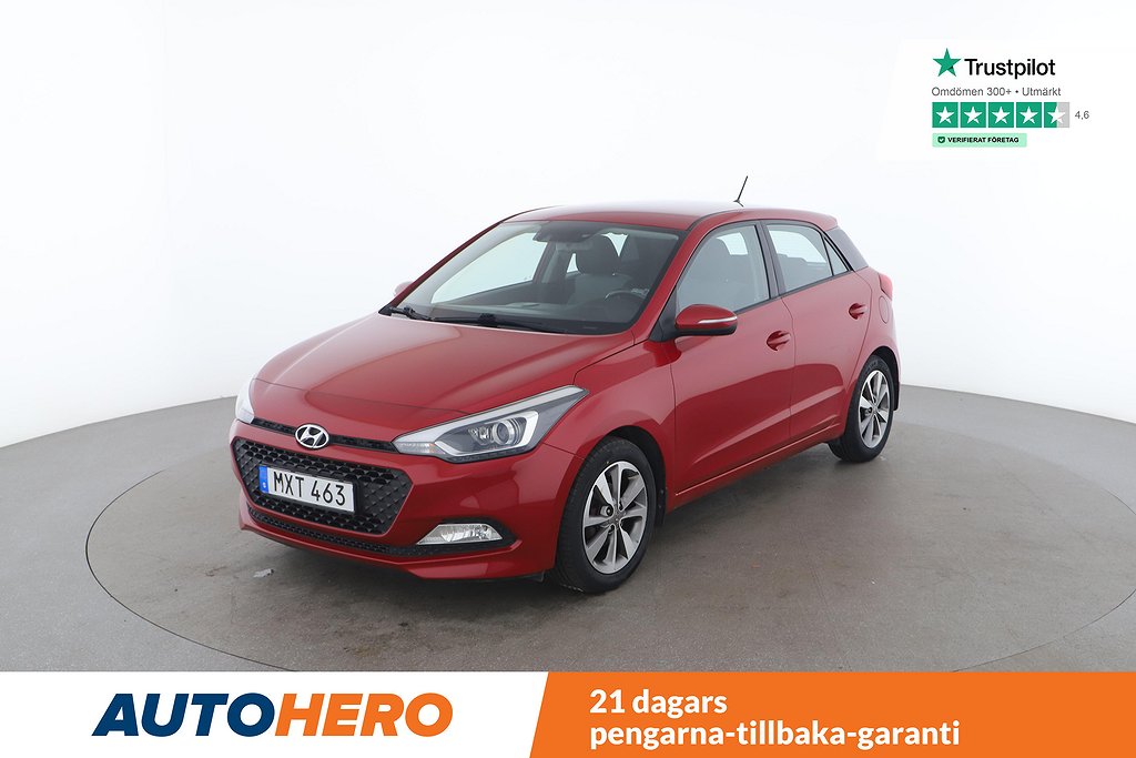 Hyundai i20 1.4 Premium / NYSERVAD, Rattvärme, PDC-Bak