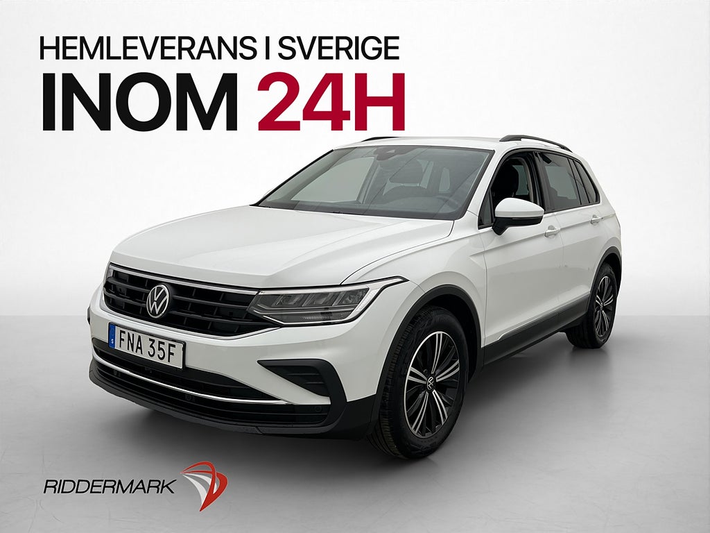 Volkswagen Tiguan 150hk Dragkrok Kamera Navi Sensor Carplay