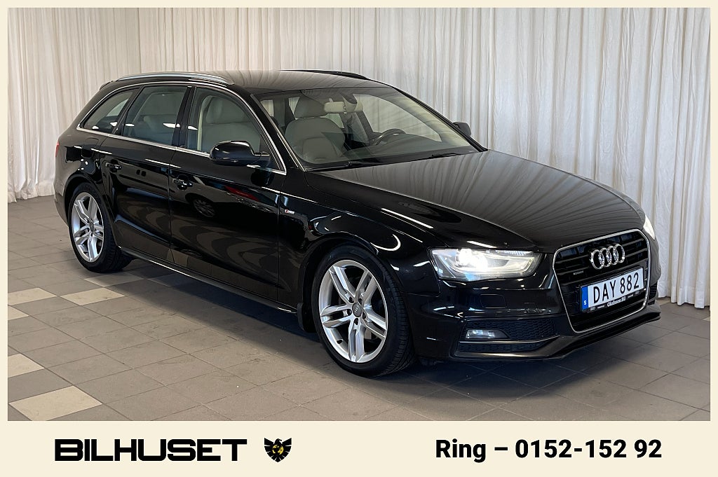 Audi A4 2.0 TDI AUT Q S-LINE M-VÄRMARE SKINN DRAG