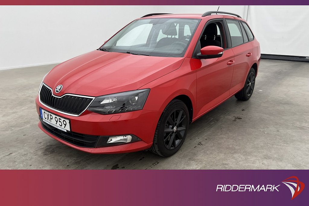 Skoda Fabia Kombi 1.0 TSI 110hk Komfort Sensorer CarPlay