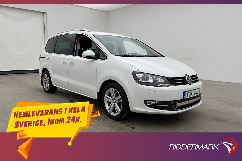 Volkswagen Sharan 2.0 TDI 4M GT 7-Sits Drag Värmare Eldörrar