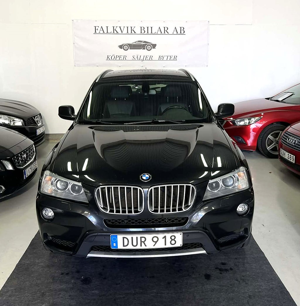 BMW X3 xDrive35d Steptronic Euro 5 / Bes / Nyservad / Dragkrok