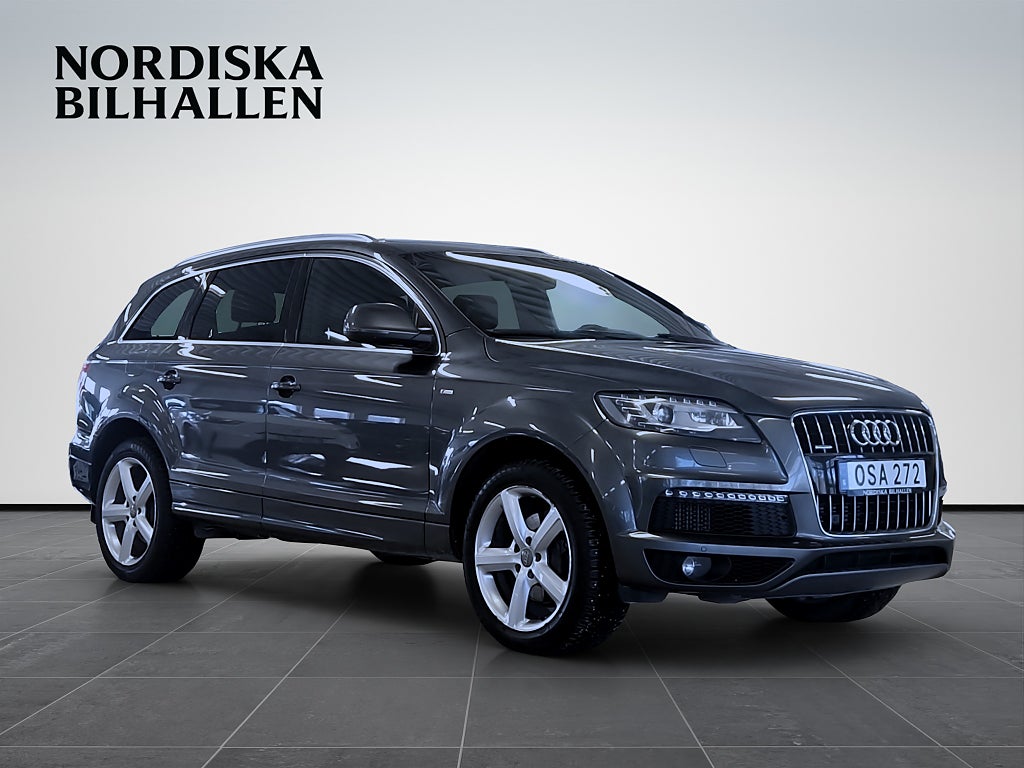 Audi Q7 3.0 TDI V6 quattro TipTronic S Line 7-sits  Pano Värmar