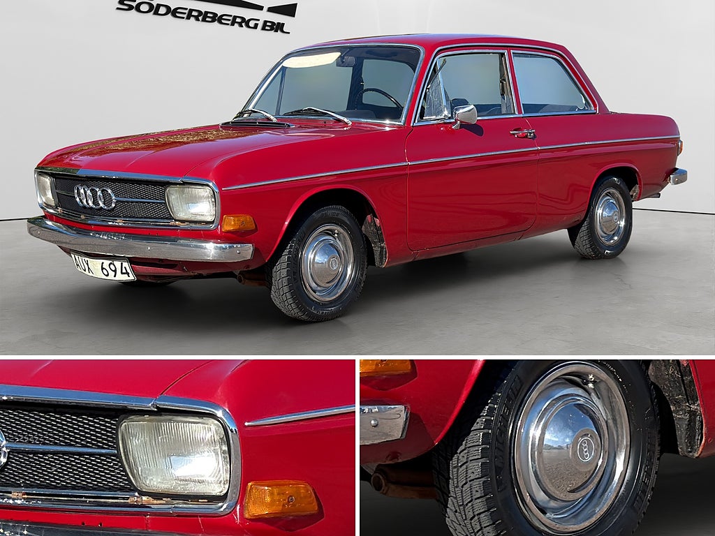 Audi 60 2-dörrars 1.5 manuell 55hk, 60L, Se Skick, Ny bes 