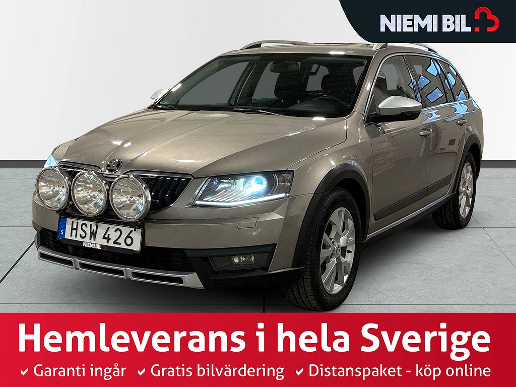 Skoda Octavia Scout 2.0 TDI 4x4 Drag Värmare Kamera S&V-däck