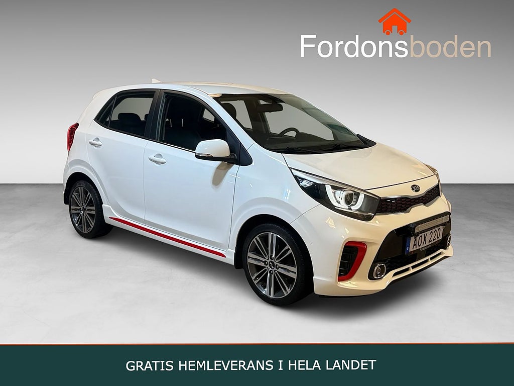 Kia Picanto 1.0 T-GDI GLS Backkamera Rattvärme Carplay