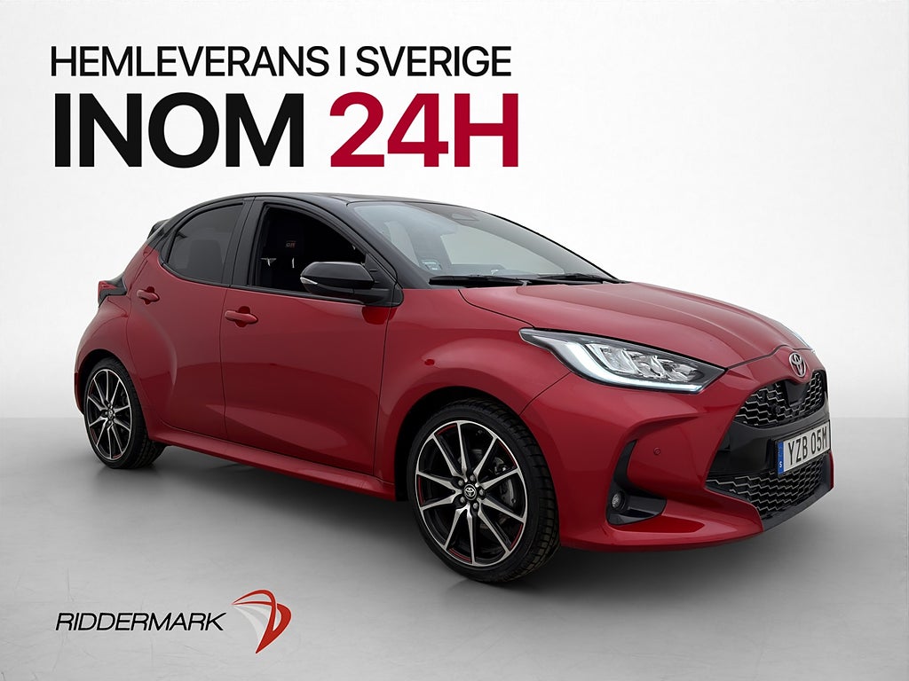 Toyota Yaris Hybrid GR Sports Kamera Värmare JBL HUD P-sens