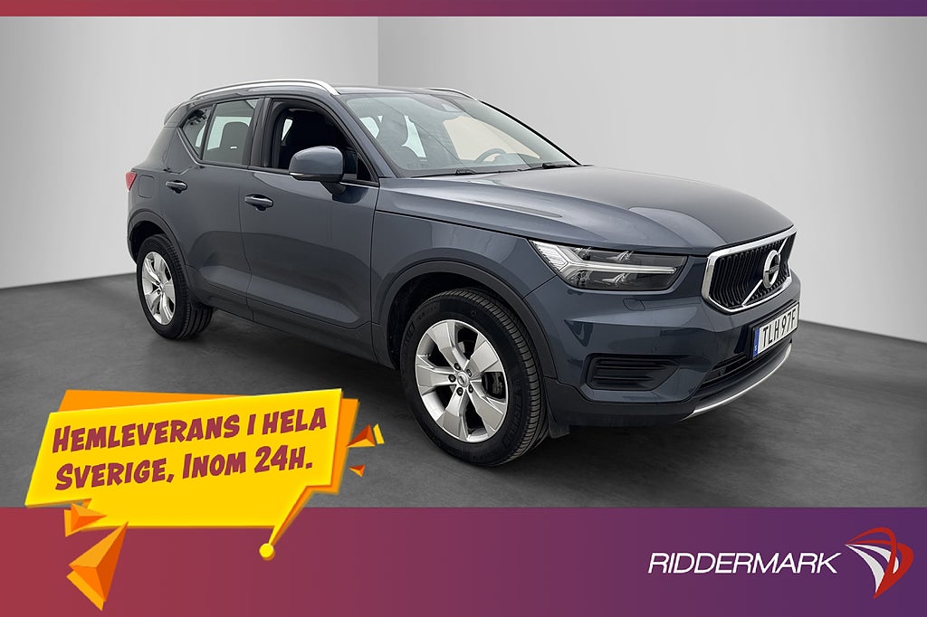 Volvo XC40 T2 129hk Momentum VOC Värmare Kamera Rattvärme