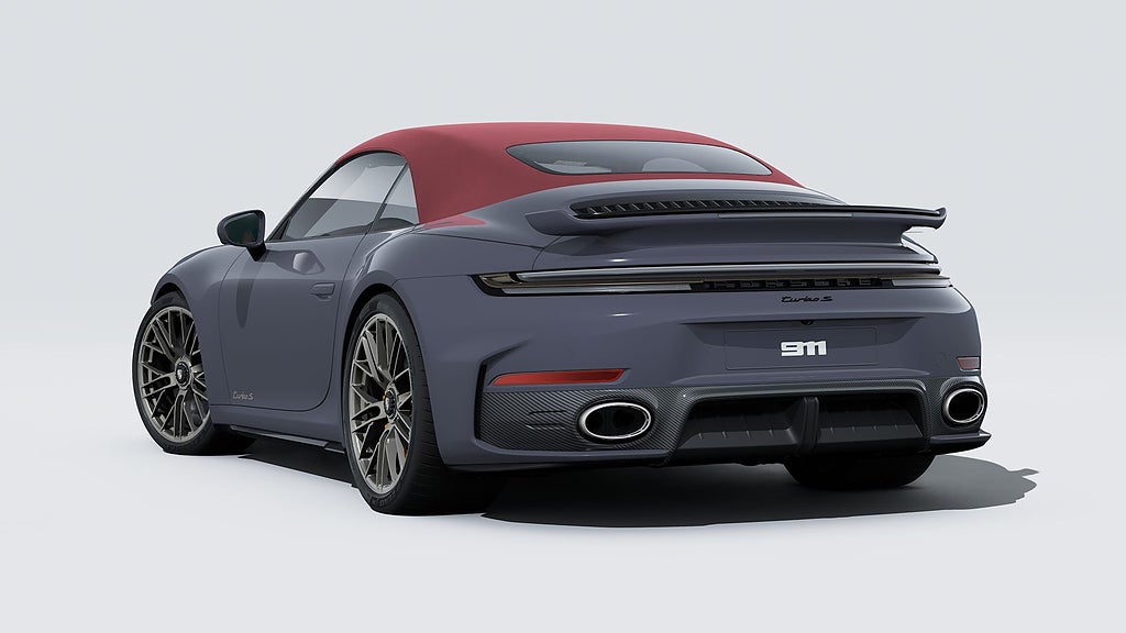 Porsche 911 992.2 Turbo S Cab MOMS Full Carbon Burmester Lift ACC