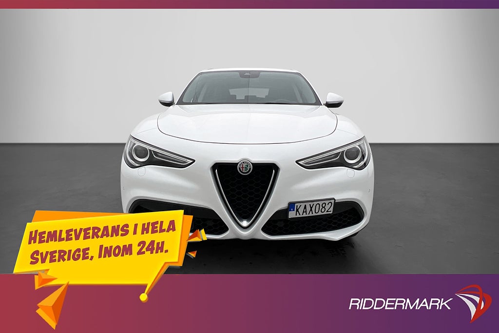 Alfa Romeo Stelvio Turbo 2.0 Q4 280hk Kamera Elstolar Drag