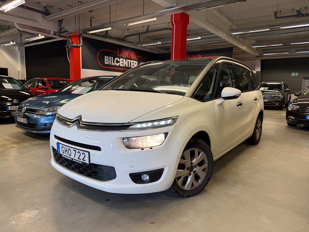 Citroën Grand C4 Picasso 1.6 HDi EGS Drag Kamera Skinn Keyless Massage 7-Sits