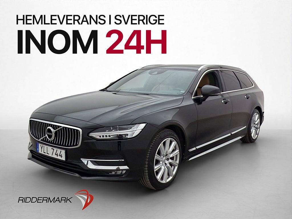 Volvo V90 D4 Inscription VOC Pano Skinn Navi Rattvärme