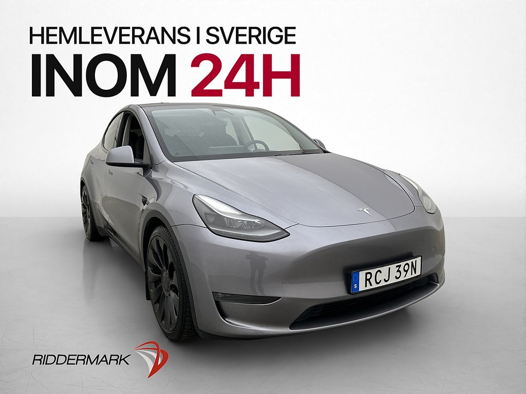 Tesla Model Y Performance Pano HW3 Värmepump Kamera Navi