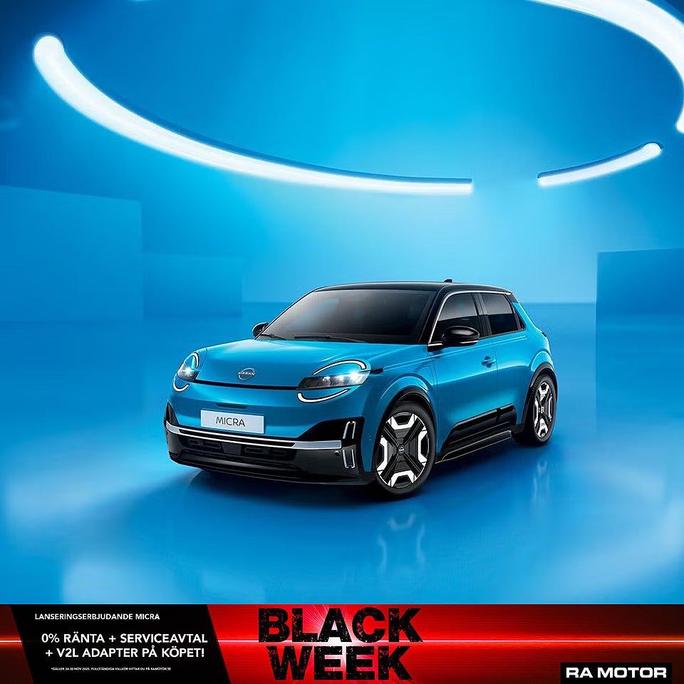 Nissan Micra 40 kWh Engage Privatleasing från 3495 kr/mån