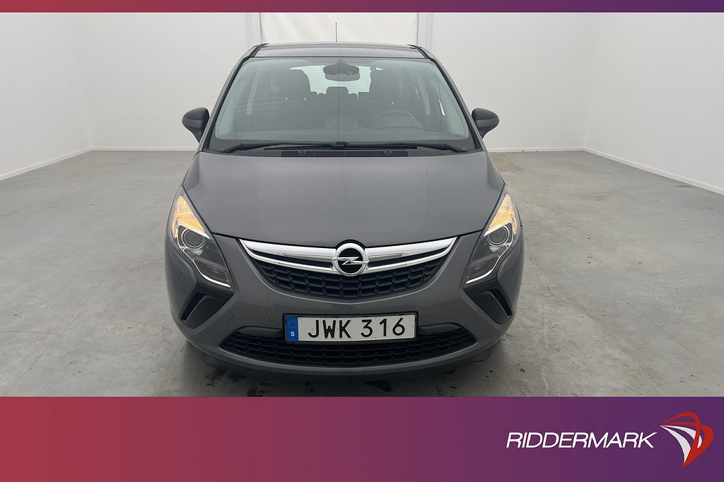 Opel Zafira Tourer 1.4 Turbo 140hk 7-sits Sensorer Rattvärme