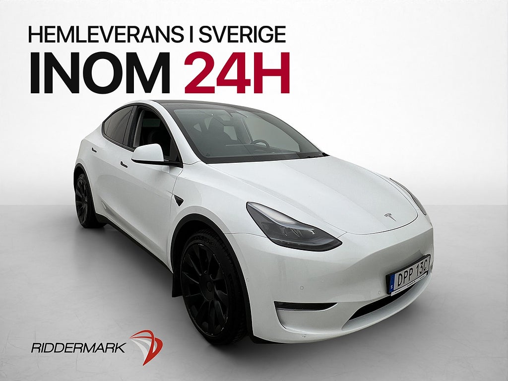 Tesla Model Y Long Range AWD Svensksåld Värmepump MOMS