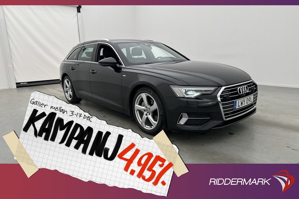 Audi A6 Avant 40 TDI Quattro S-Line Cockpit Matr 4,95% Ränta