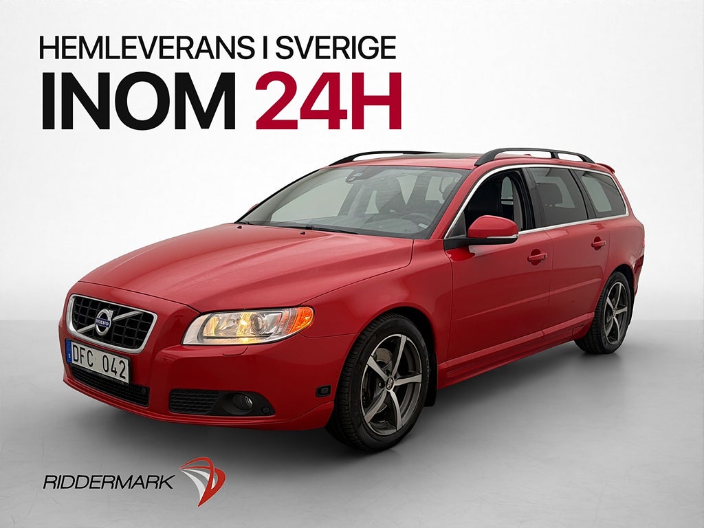 Volvo V70 D4 AWD Momentum Taklucka Skinn Värm Navi Drag