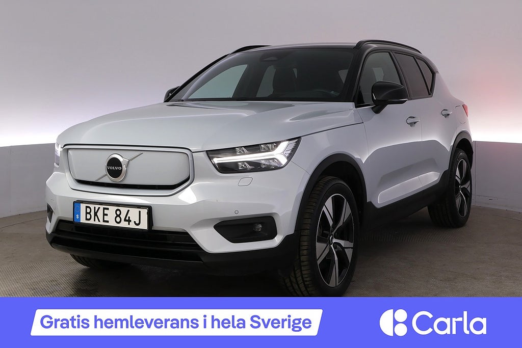Volvo XC40 P6 Recharge Plus Kamera Elstol BLIS Drag 4,99%