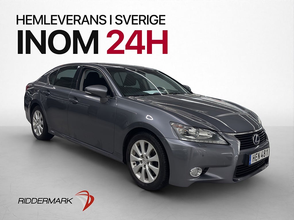 Lexus GS 300h 2.5 CVT 223hk Kamera M/K-Värmare Keyless AC