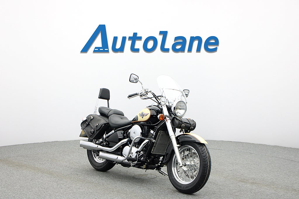 Kawasaki Vulcan 800 *Nyservad Sidoväskor Sissybar