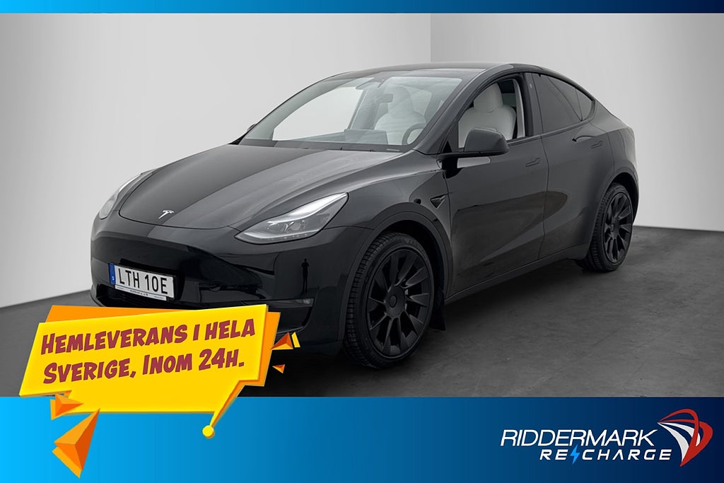 Tesla Model Y Long Range AWD AP Ljus interiör Drag Sv.Såld