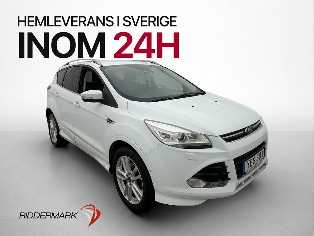 Ford Kuga 2.0 TDCi AWD 180hk Titanium Värmare Drag VÄLSERVAD