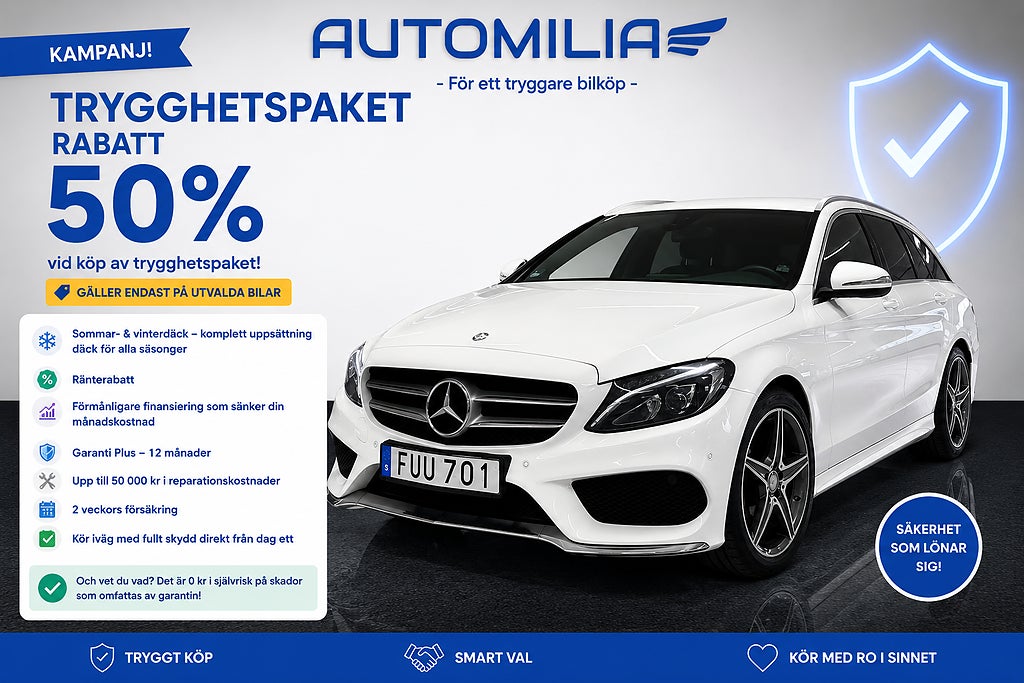 Mercedes-Benz C 180 T 7G-Tronic Plus AMG Line ***KAMPANJ***
