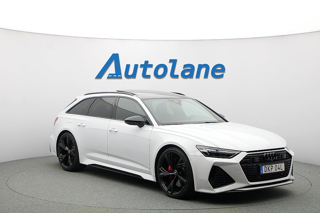 Audi RS6 Panorama, B&O, Laser, Ventilerade, 360°, SV-SÅLD 600hk