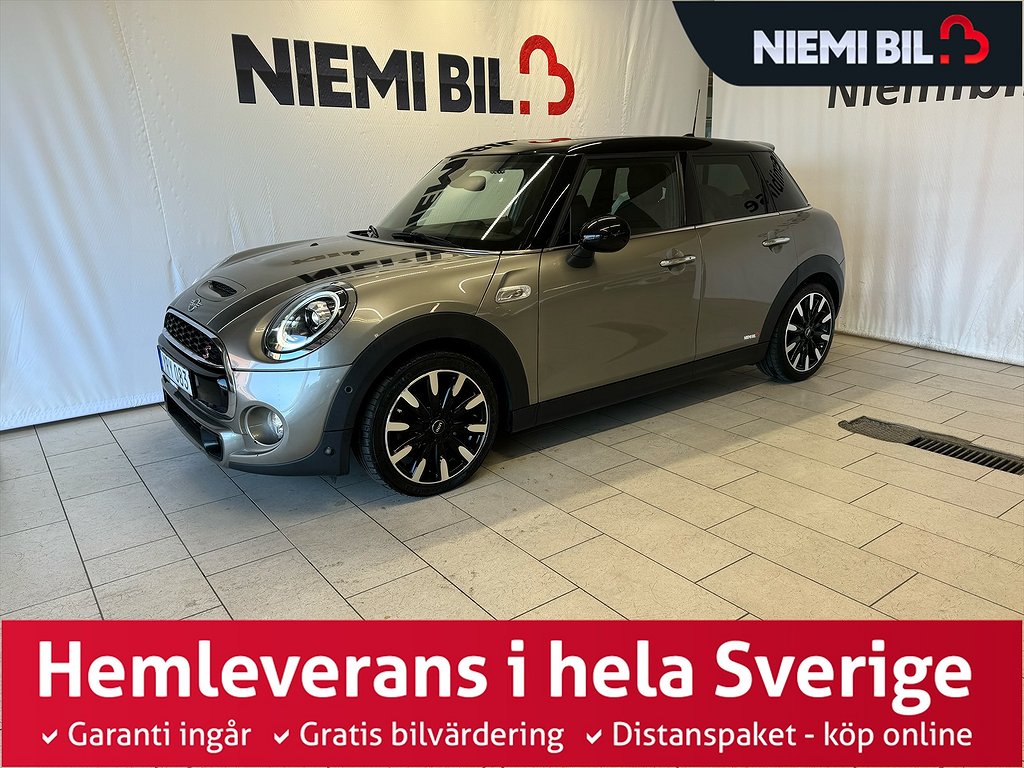 MINI Cooper S 5-dörrars DCT Låg skatt P-sens MoK Pano S&V