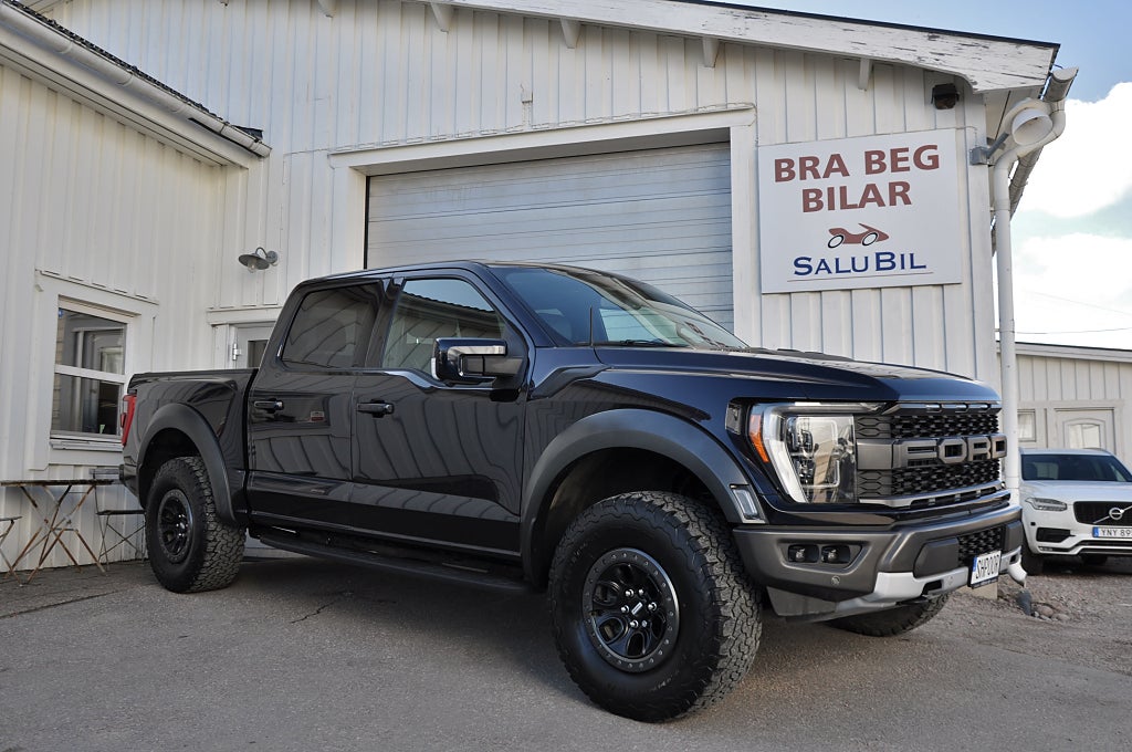 Ford F-150 Raptor 4x4 456hk B&O Panorama 360° Drag Skinn Moms